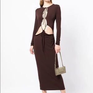 Aya muse Perugia lace-up dress